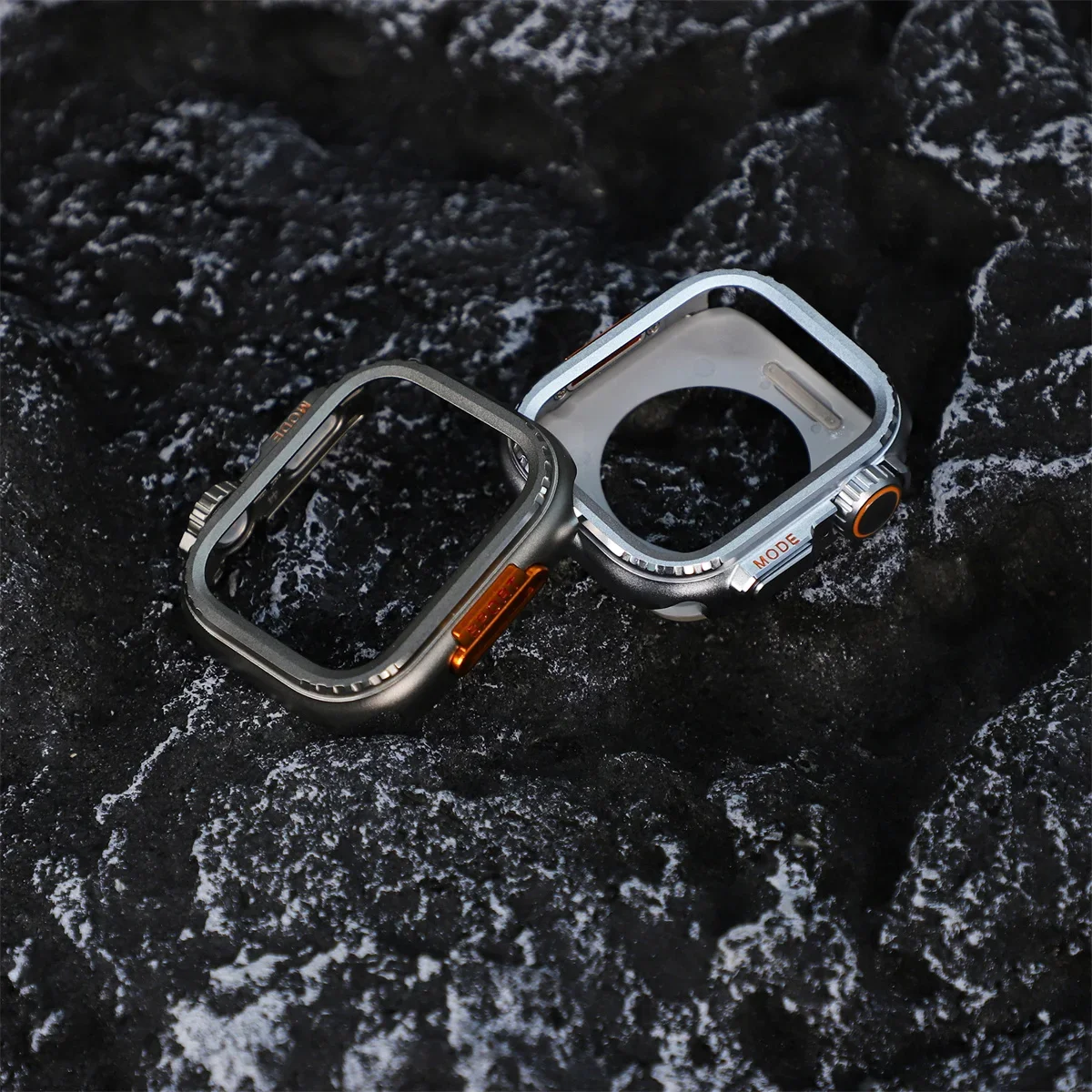 Durable Aluminum Armor Case for Apple Watch - Metal Protector Cover Frame with Bumper
