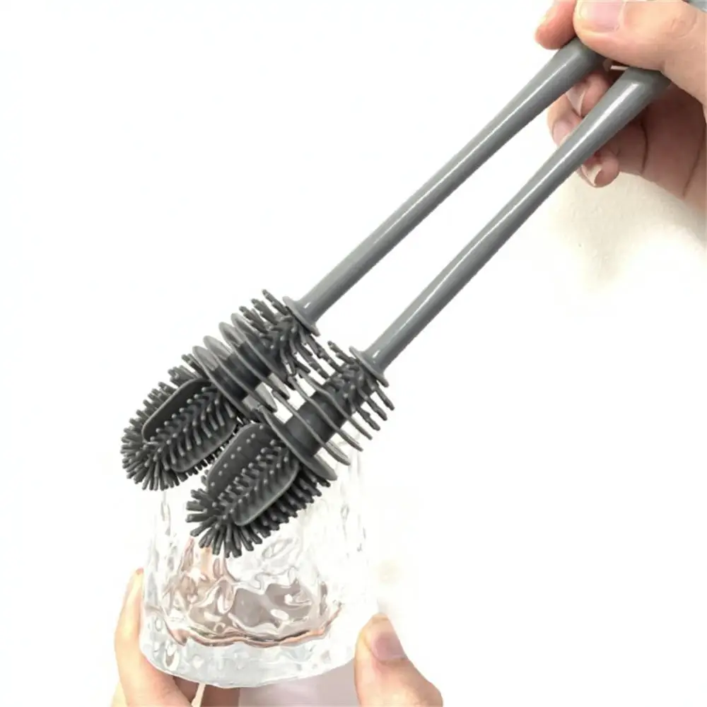 SiliconeCupBrushLonghandledBrushMultifunctionalHouseholdClean
