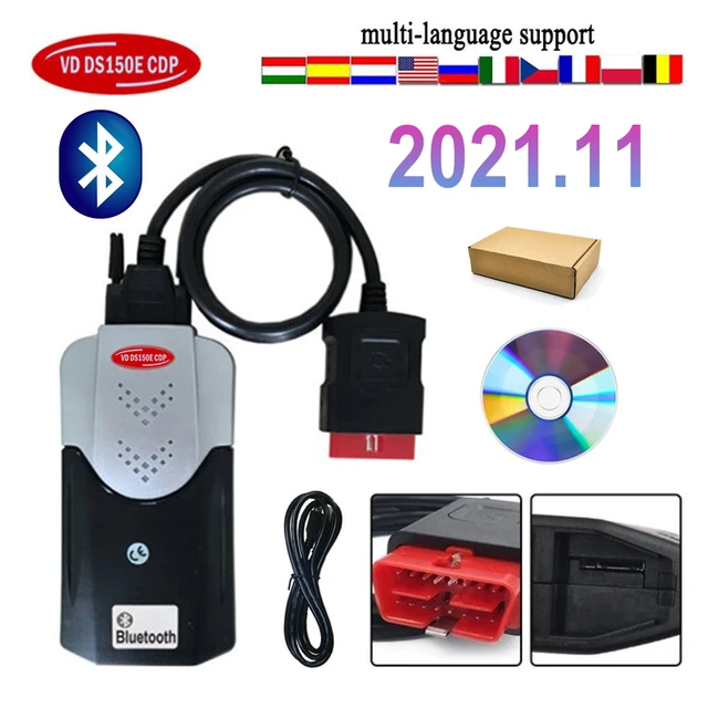 Scanning tool: Delphi DS150E Pro Diagnostic Tool Bluetooth + 8 Car Adapters