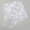 Nylon Embroidered Lace Triangle Scarf Prayer Veil Church Hijab 2024 Women Soft New Fashion Elegant Scarf Shawl 140*35cm 5