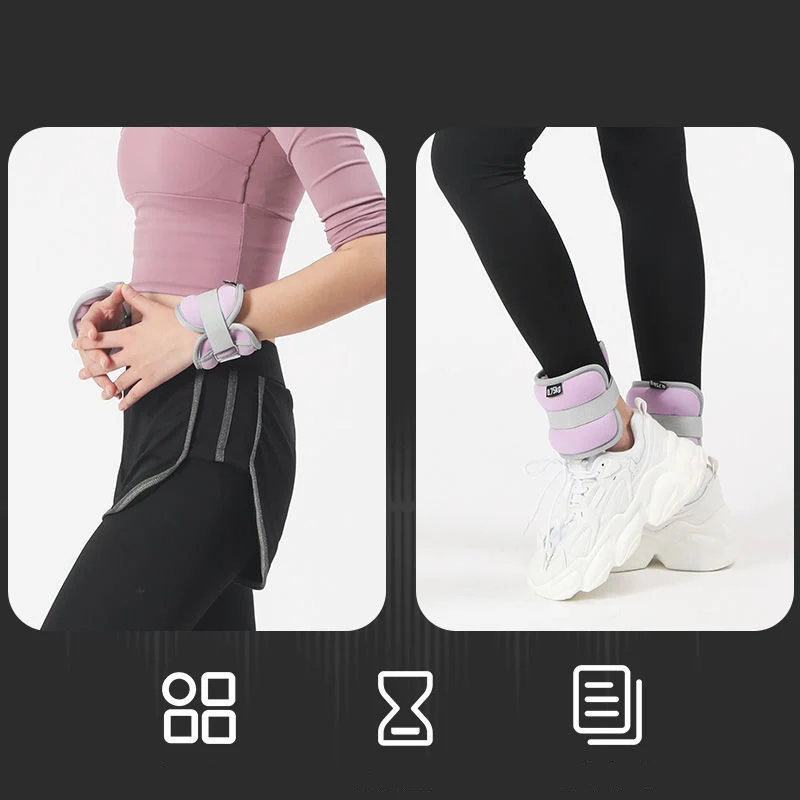 0.25/0.5/1 kg Adjustable Wrist Ankle Weights 4