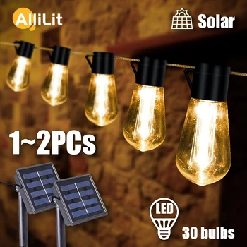 Solar LED Outdoor String Lights 1