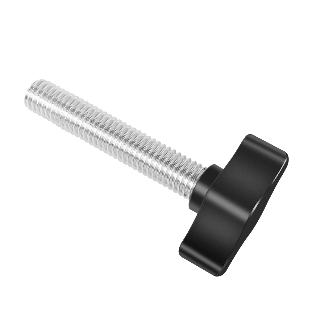 M8 Thread Hand T Head Tighten Screw Clamping Knob Manual Handle Screw Aluminium Alloy for DSLR Camera Photo Studio Accessories