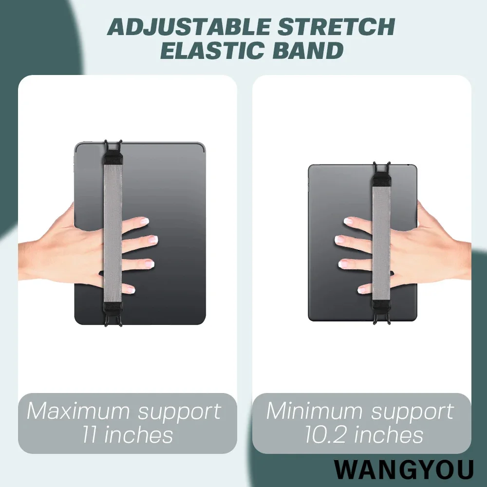 Tablet Stand Holder Hand Strap Leather Handle Grip Security Hand-Strap For IPad 9.7 10.5 Inch Generic IPad/Xiaomi/Samsung tablet stand tablet holder tablet hand strap