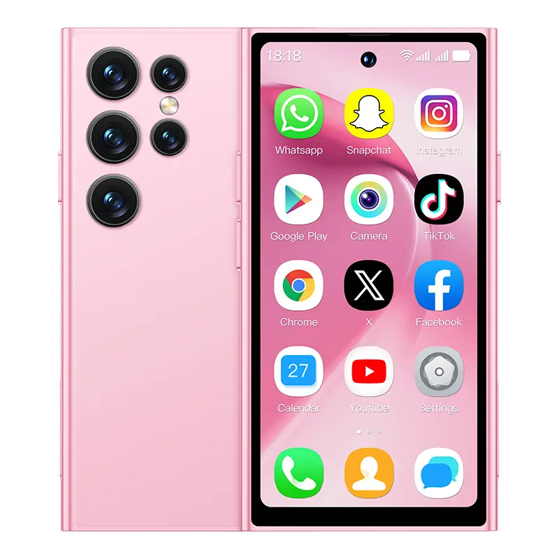 S26 PRO 4G Mini Smartphone 4.0inches Quad Core MTK 2GB RAM 16GB ROM Dual SIM 5MP 2000mAh Type-C LTE Android 12 Cellphone - Image 7