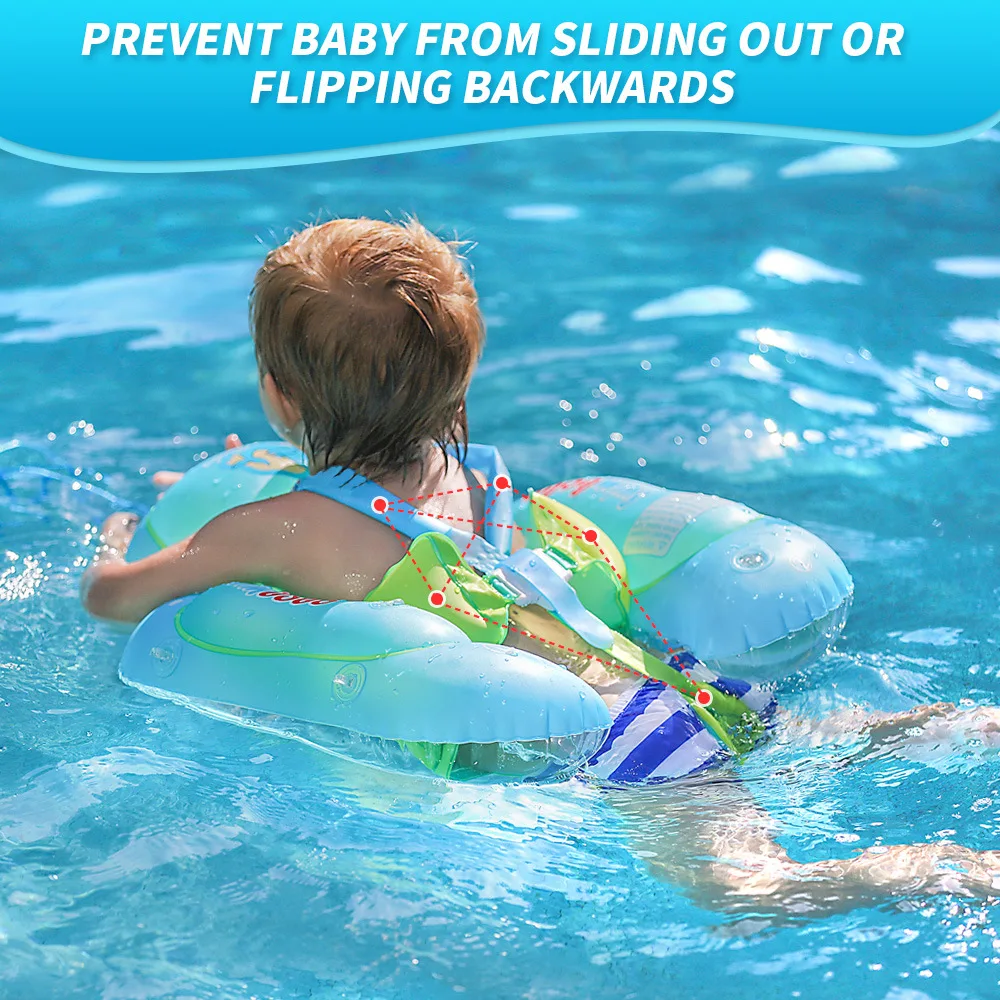Baby Inflatable Swim Float with Sun Canopy 4