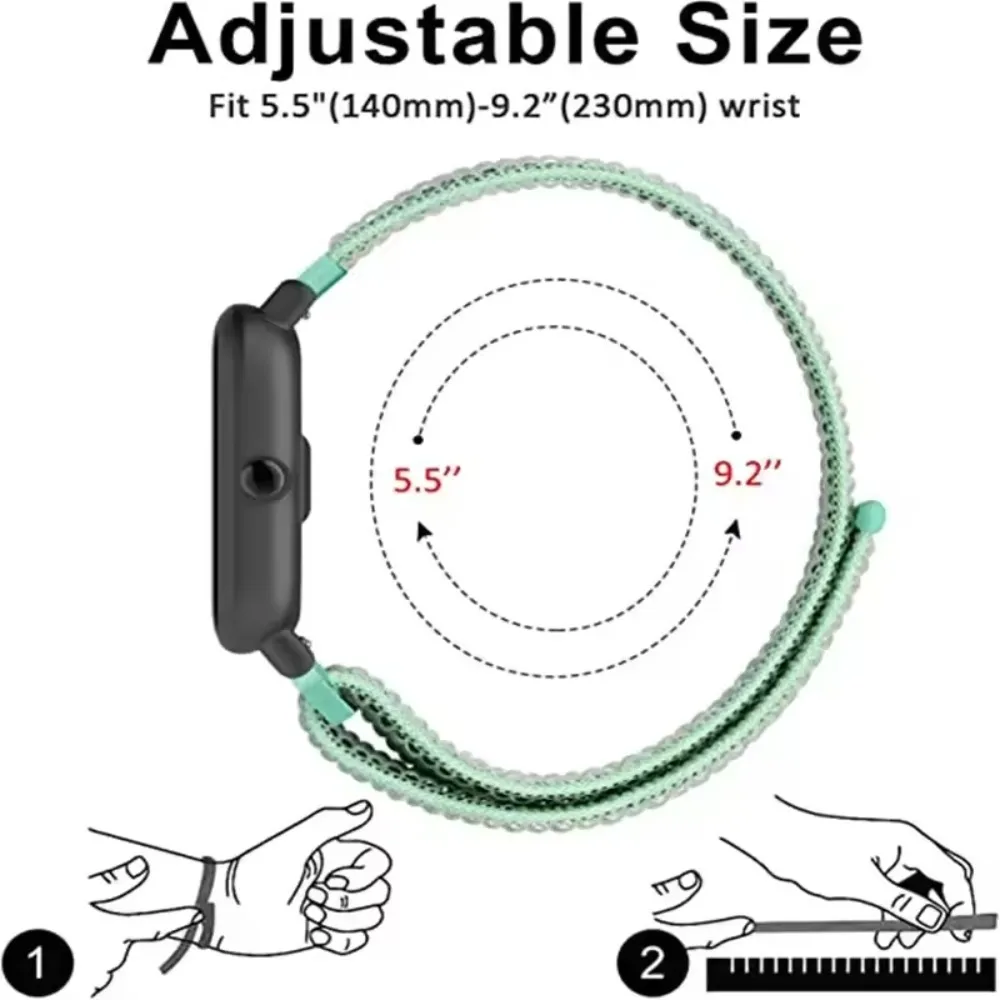 18mm Nylon Strap - Sports Comfortable & Breathable Band, Watch Accessories Bracelet