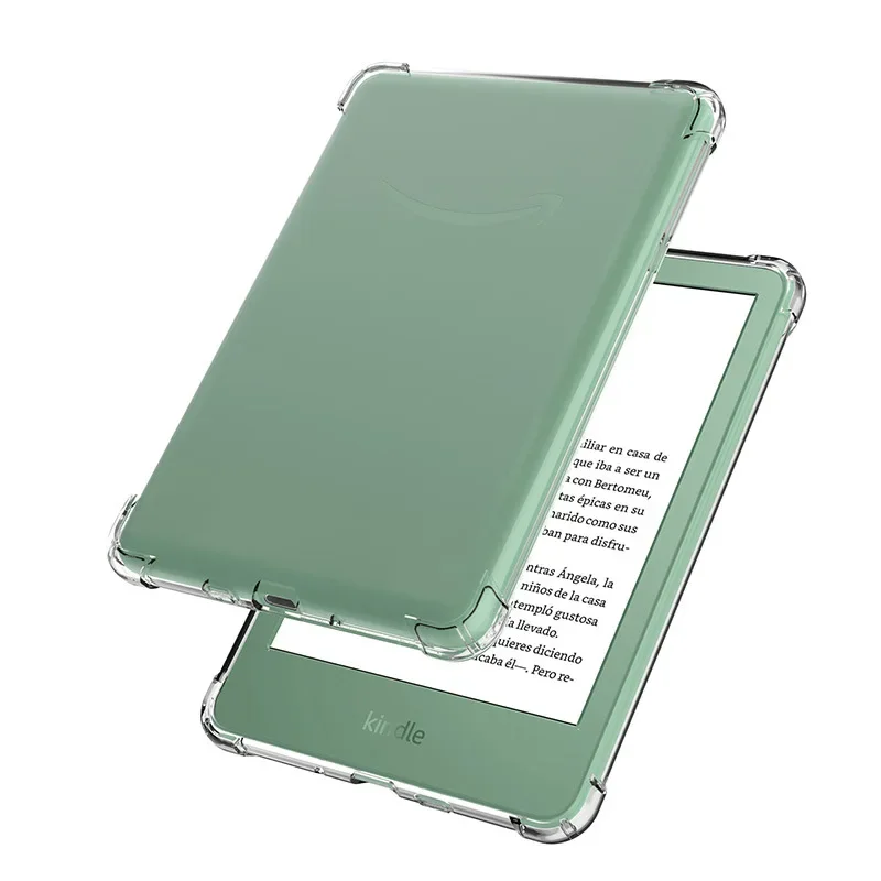 Transparent TPU Soft Back Cover for Kindle – 6-Inch Protective Shell Sleeve