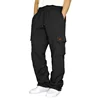 Men’s Loose Cargo Pants Casual Drawstring Elastic Waist Wide Leg Athletic Sweatpants Outdoor Trousers 1