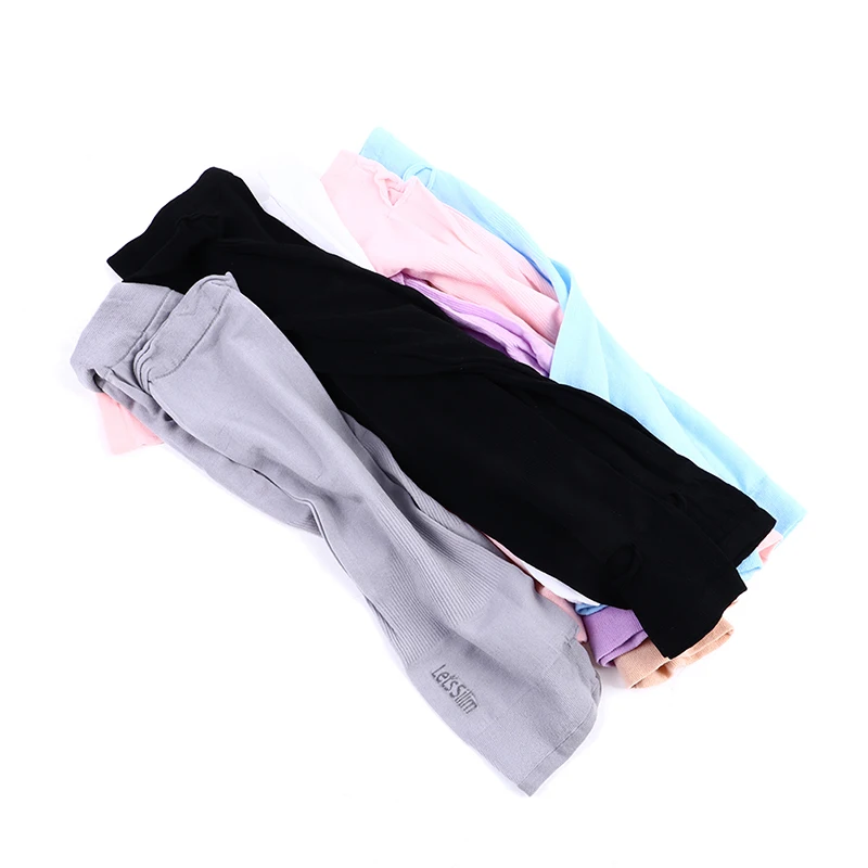 1Pair Ice Silk Sleeve Sunscreen Arm Sleeves Anti-Slip Summer Men Women Gloves Outdoor Riding Uv Sun Protect