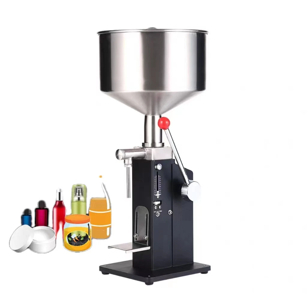 

50ml cheap desktop manual Pressure Filling Machine Manual Cosmetic Emulsion Cream Perfume Liquid Quantitative Filling Machine