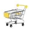 Supermarket Hand Trolley Mini Shopping Cart Desktop Decoration Create Handicraft Ornaments Storage Toy Gift New 2023 6