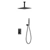 Digital Gunmetal gray white black Rain Shower Head Bathroom Brass Bath wall mounted Shower Set Wall Mounted faucet shower set 2