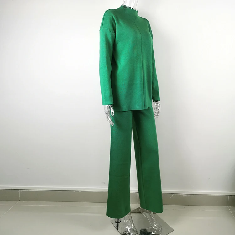 جديد بلوزه واسعه بهاينك بنطلون فضفاض شتوي ملابس قطعتين شتويه اناقه ازياء ترند