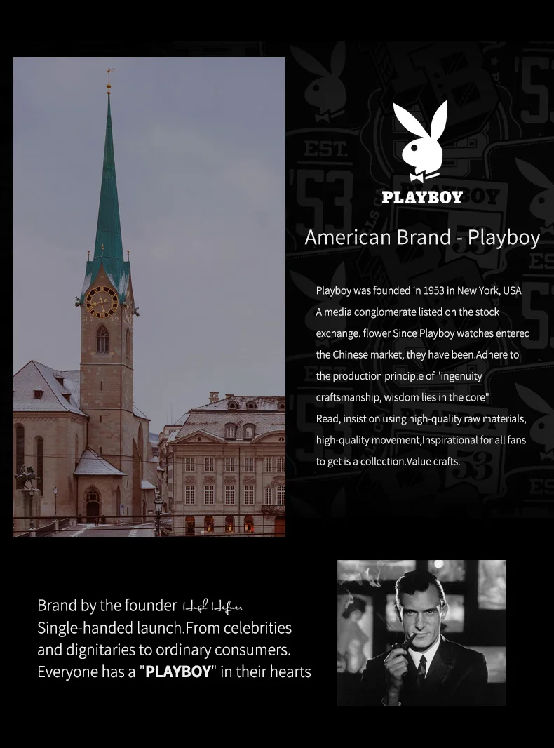 PLAYBOY 3032 Automatische Mechanische Uhren für Herren Skelett-Chronograph Leuchtend Wasserdicht Luxus Original Marke Herrenuhren – Detail 4