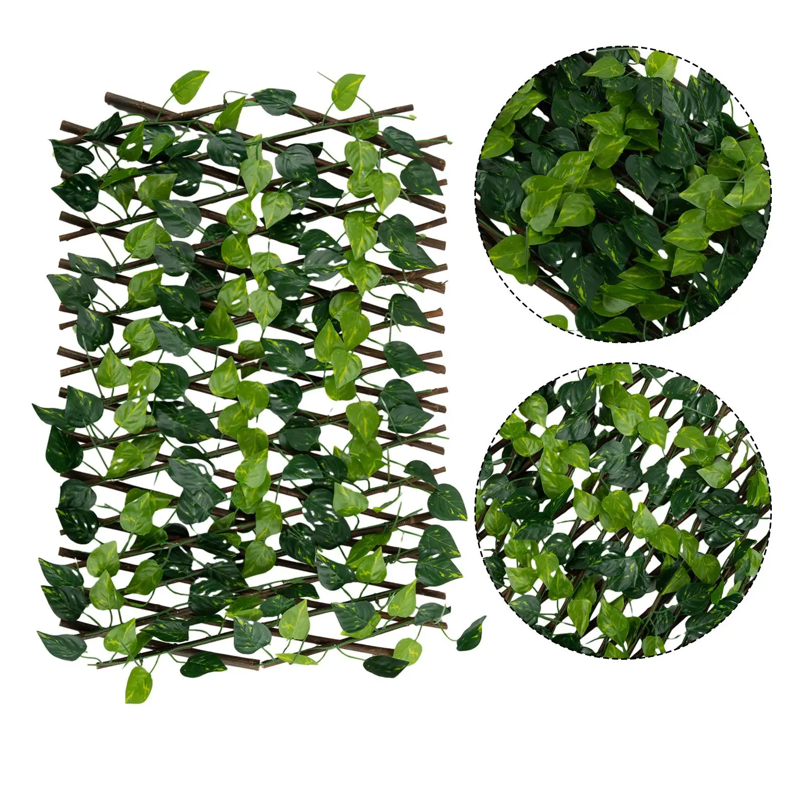 Artificial Ivy Fence Expanding Trellis Garden Screening Fence Privacy Screen Artificial Ivy Leaves Simulated Leaf Plant artificial plants artificial fence panels