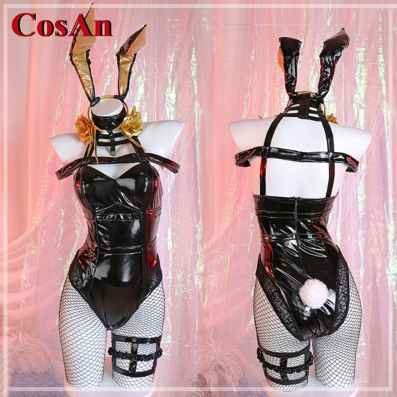 

CosAn Hot Anime SPY FAMILY Yor Forger Cosplay Costume Fashion Sweet Bunny Girl Jumpsuits Activity Party Role Play Clothing