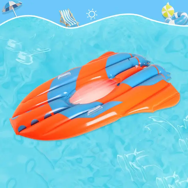 Inflatable Airplane Surfboard Party Orange Gifts PVC Inflatable Body Board 1