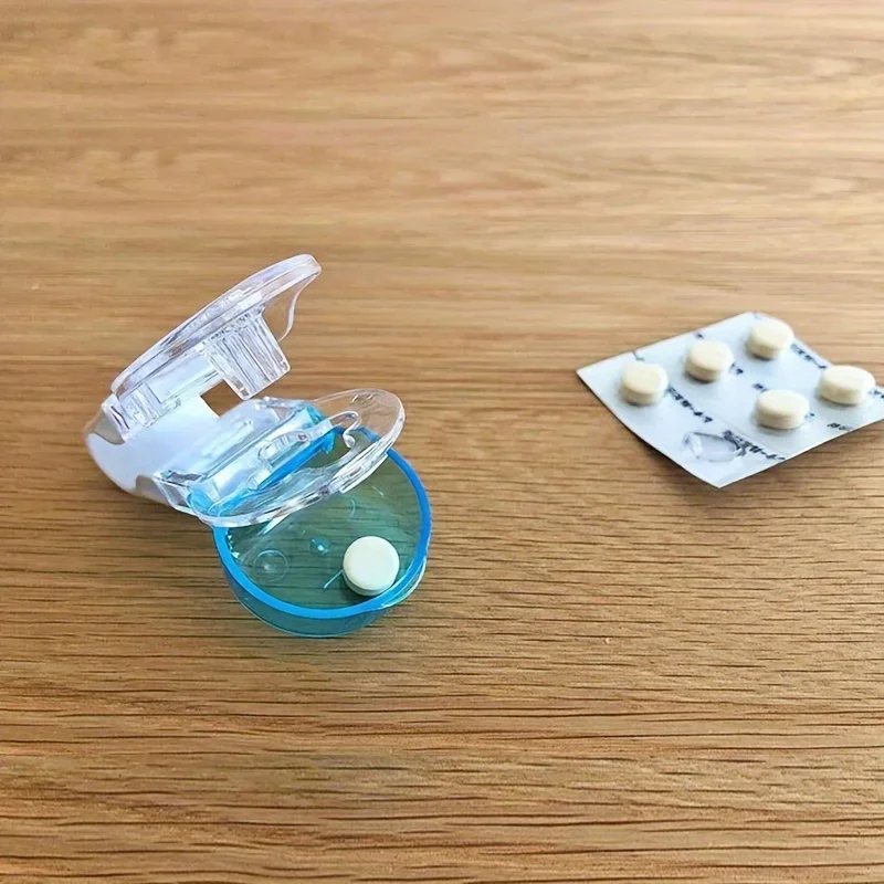 Compact & Ergonomic Pill Popper with Storage - Easy-Open Medicine Organizer