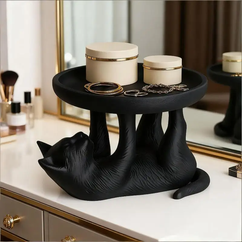 Playful Cat Design 3D Printed Jewelry Tray