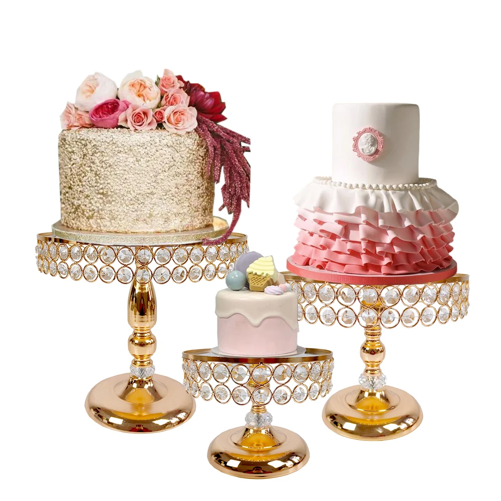 Gold Cake Stand Dessert Stand 1Pcs/lot For Wedding Birthday Party