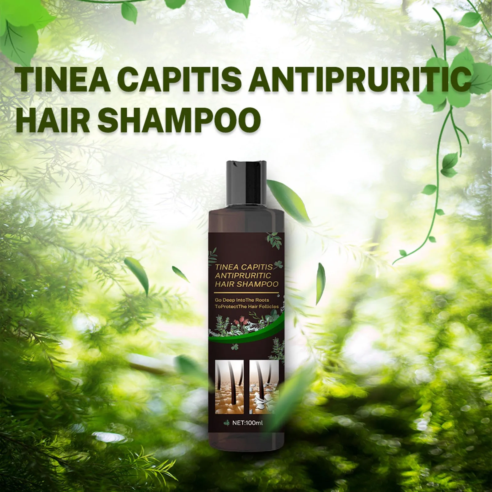Hair Shampoo For Tinea Capitis Antipuriticprofessional Antidandruff Remove Mites Andrelieve Itching Shampoo 100ml Party Favours