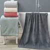 Thickened Coral velvet bath towel increases water absorption adult bath towel solid colordark grey soft affinity face towel 3