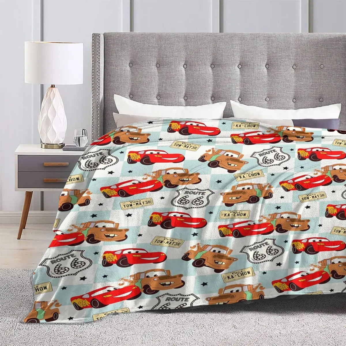 Cars Lightning McQueen Flannel Blanket Warm Soft Throw Blanket for Living Room Decorative Comfortable Bedspread Sofa Bed Cover 3 Cars Lightning McQueen Flannel Blanket Warm Soft Throw Blanket for Living Room Decorative Comfortable Bedspread Sofa Bed Cover 3