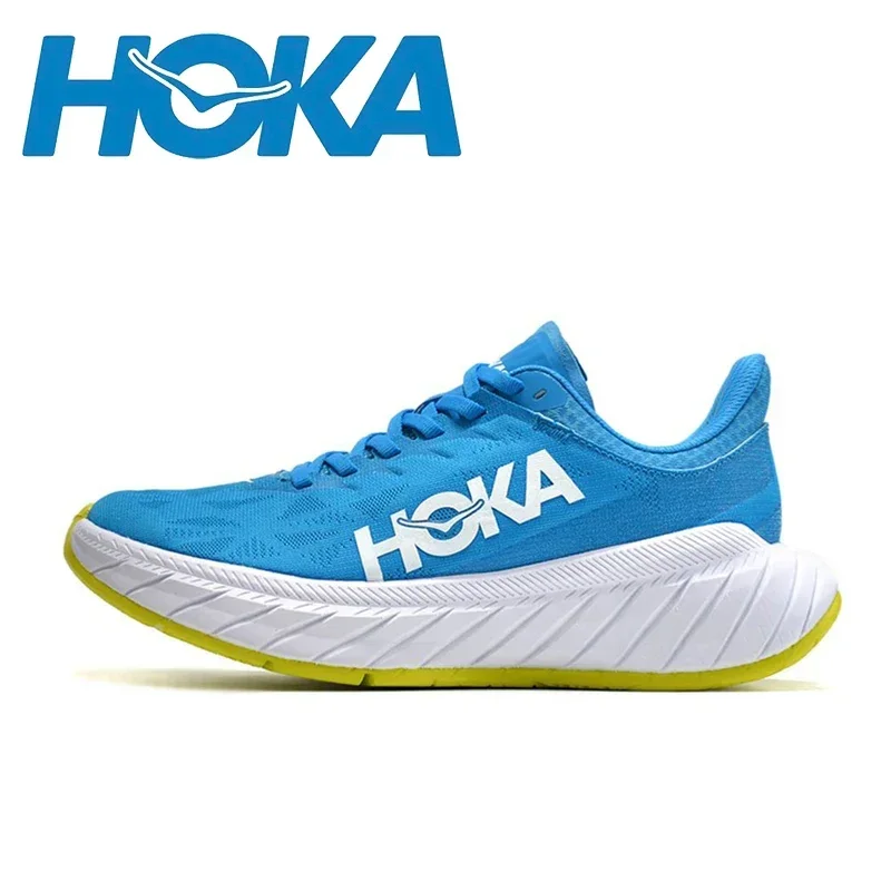 

Оригинальные мужские и женские кроссовки HOKA Carbon X2 для бега на дороге, сетчатые дышащие Зеленые кроссовки, повседневная теннисная обувь