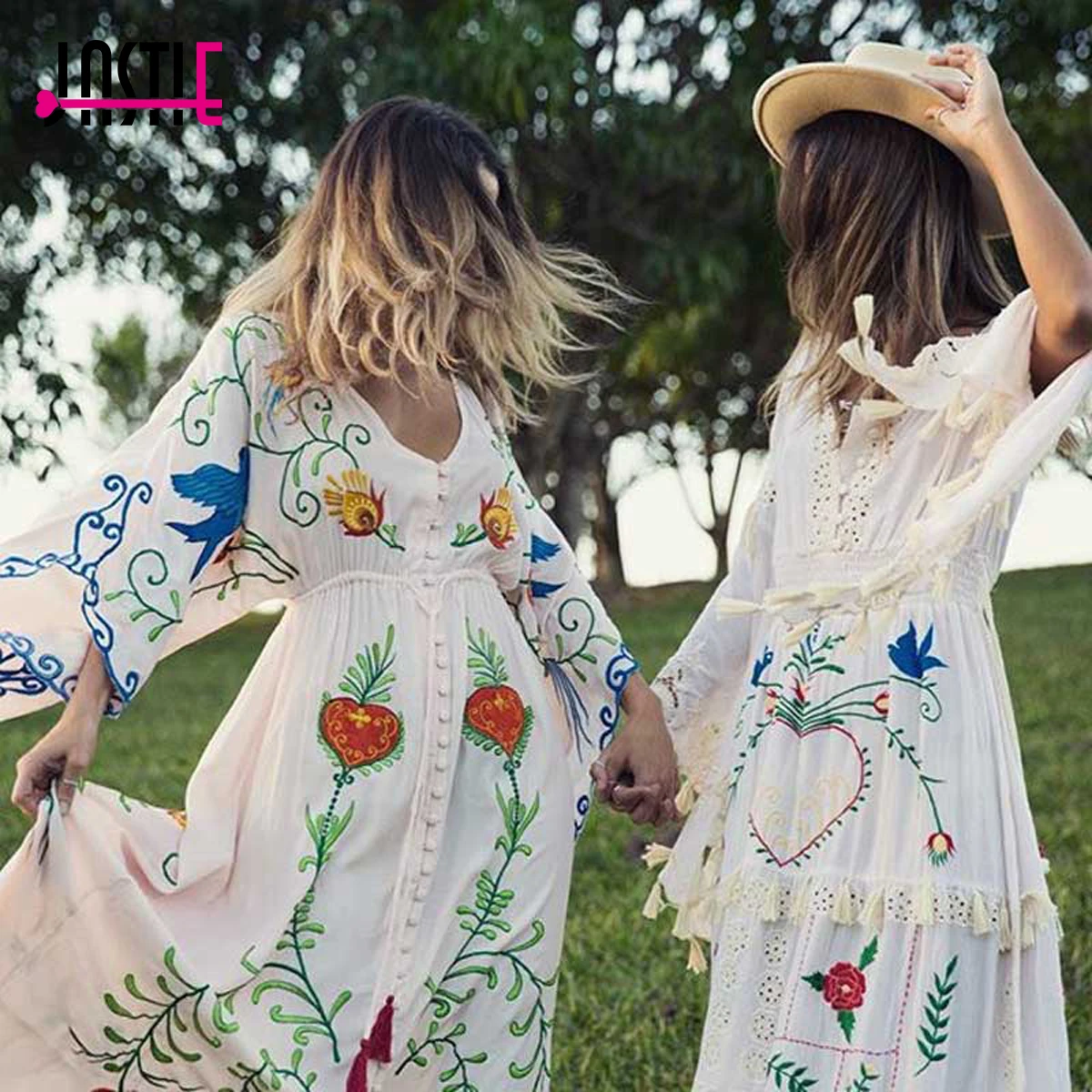 Los Vestidos Largos Bohemios Conquistan La Temporada Primavera-verano - Woman Boutique