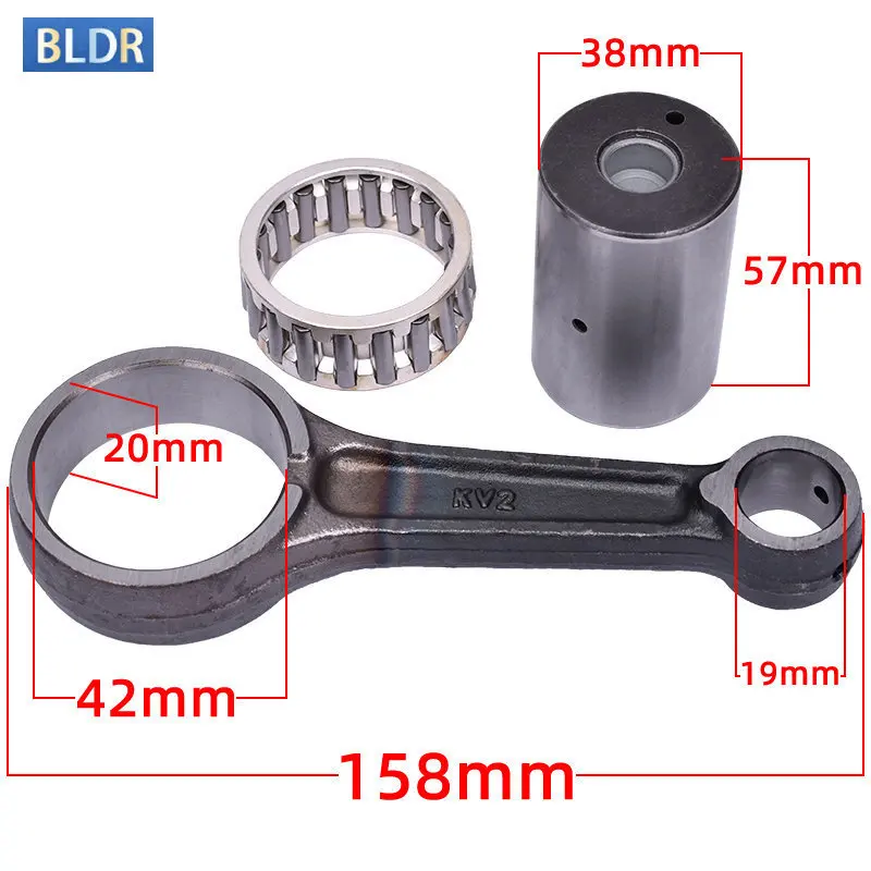 

250CC Motorbike Engine Con Connecting Rod Main Bearing Kit For HONDA KV2 XR250R XR250 XR 250 Motor Parts