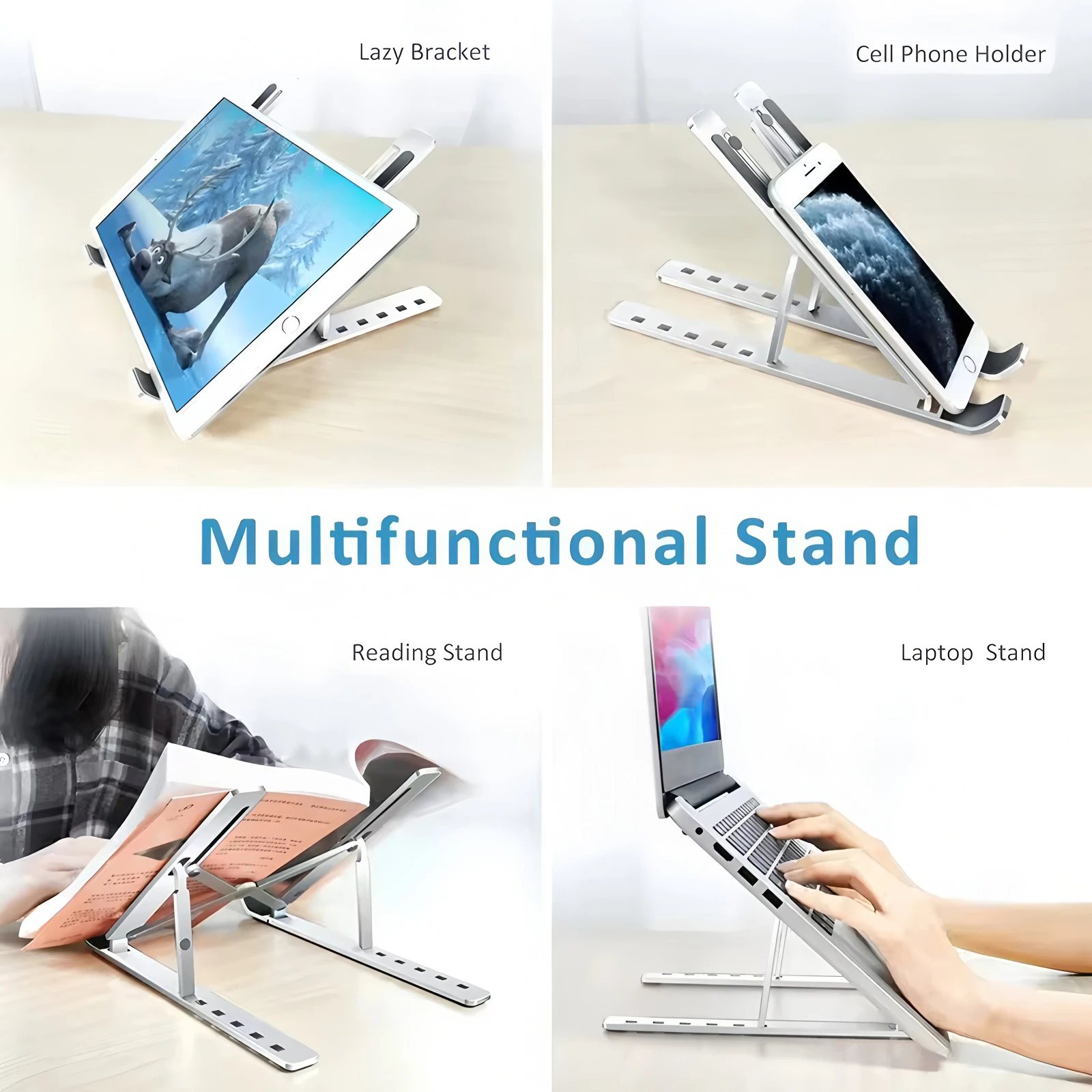 조정 가능한 노트북 스탠드 태블릿 금속 브래킷 지원 MacBook Air Pro Dell XPS HP ASUS 브래킷 노트북 태블릿 스탠드