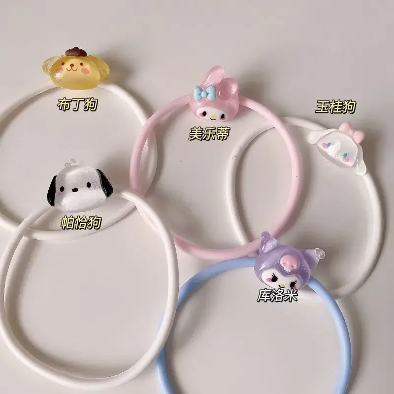 

Sanrioed Kawaii Anime Cartoon series My melody Kuromi Cinnamoroll High-value cute girl bracelet couple jewelry holiday gift