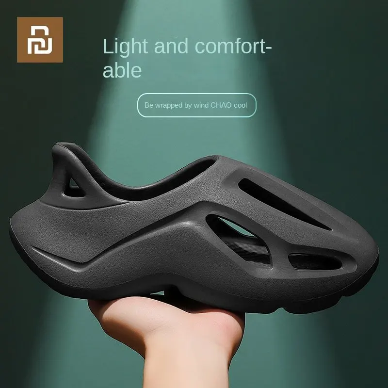 

Youpin Men's Sandals Summer Lightweight Women Slippers Breathable Couple Coconut Hole Shoes Fashion Outdoor Beach Walking Shoes