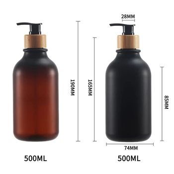 300 ml/500 ml เครื่องจ่ายสบู่เหลวขวดแชมพูขวดปั๊มสบู่คอนเทนเนอร์โลชั่นห้องน้ําแชมพู Conditioner Dispenser 26