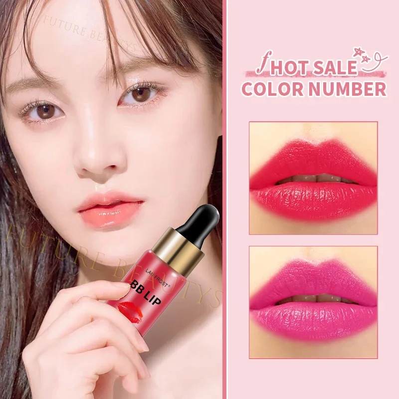 New 5ml Semi Permanent BB Lip Serum BB Cream Glow Ampoule Starter Kit Lip Gloss Pigment For Coloring Moist Lips Skin Care 3