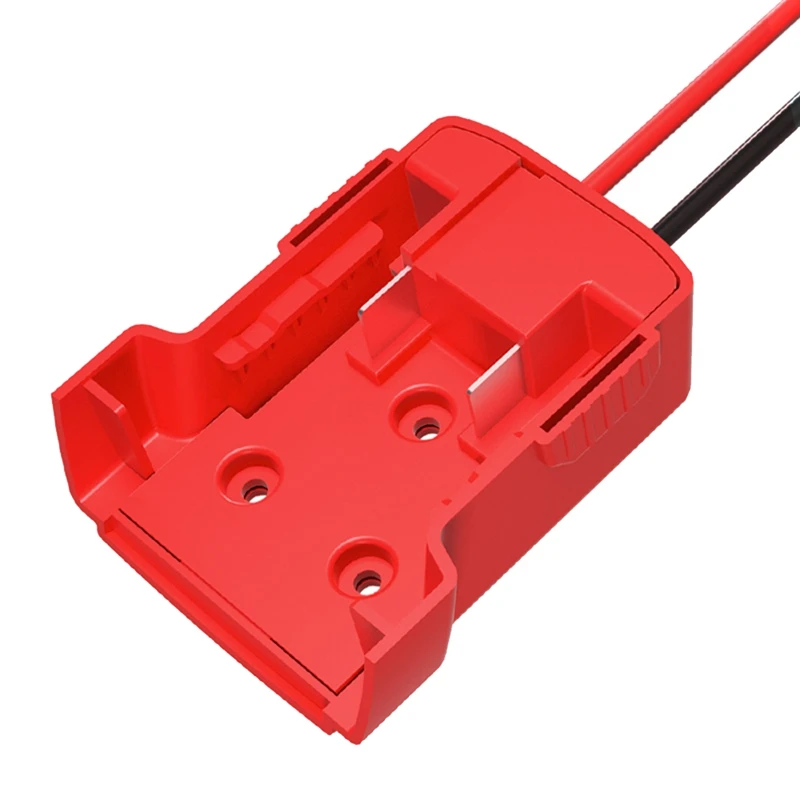 

Battery DIY Adapter For Milwaukee 18V Lithium Battery Power Wheels Adapter With Fuse For RC Truck Robotics Toys Easy To Use