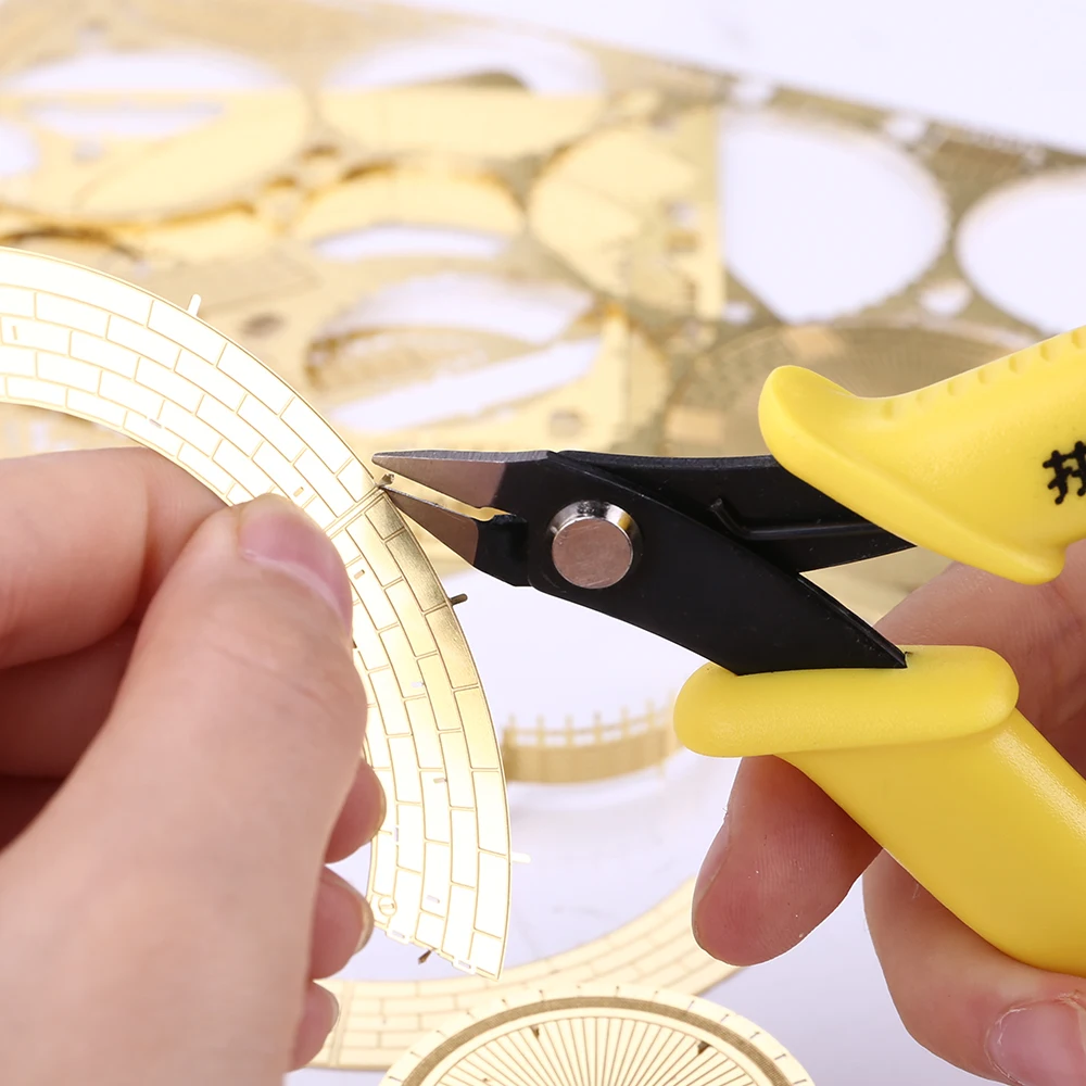 Piececool Model Tool Kit-Clipper-Needle Nose Pliers Round Auxiliary for DIY 3D Jigsaw Metal Puzzle