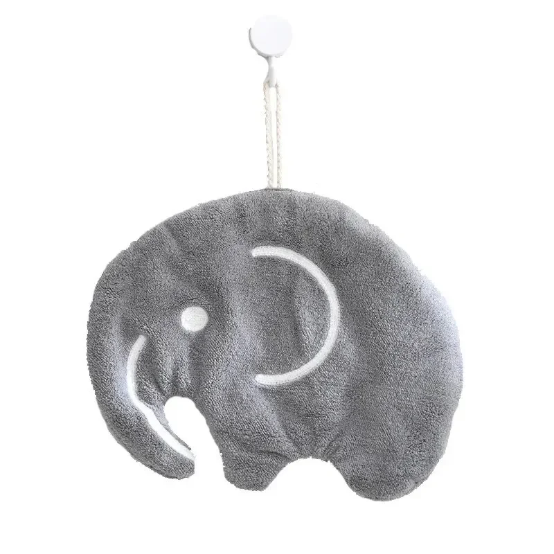 New Cartoon Little Fox Towel Cute Children Hang Type Thickened Absorbent Hand Cloth Bathroom Quick-drying Cloth 6