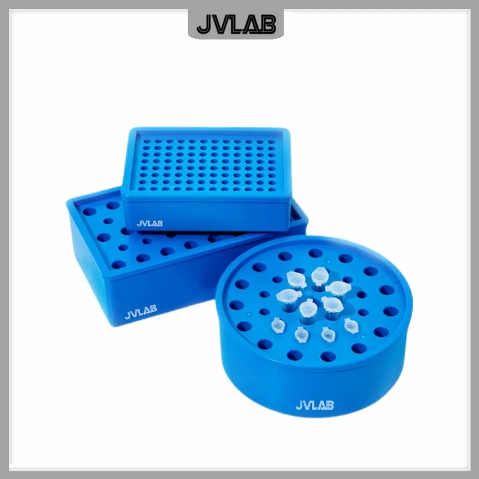 Centrifuge Tube PCR-Cooler PCR Accessories Round Multipurpose Low Temperature PCR Holder With Liquid For 1.5ml / 2ml Cooling Centrifuge Tube Box