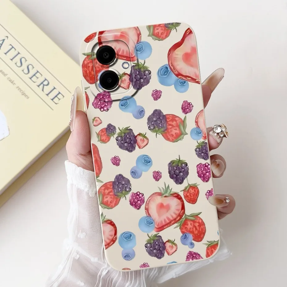 Beautiful Floral Phone Case - Soft Silicone Shockproof Cover with Bumpers