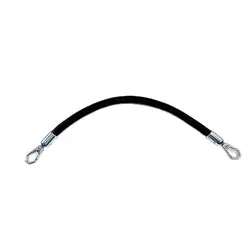 Braided PU Leather Shoulder Bag Strap with Detachable Short Handles (Black silver 60cm)