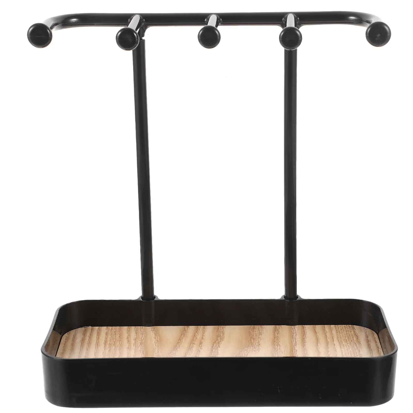

Jewelry Organizer Necklace Holder Jewelry Tower Earring Tray Hooks Hanging Storage Tree Display Bracelets Watches Earrings Rings