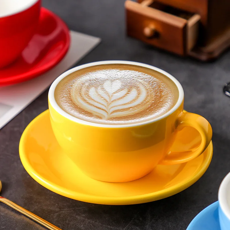 Ceramic Coffee Cup Set 75ml/200ml ceramic coffee cup set