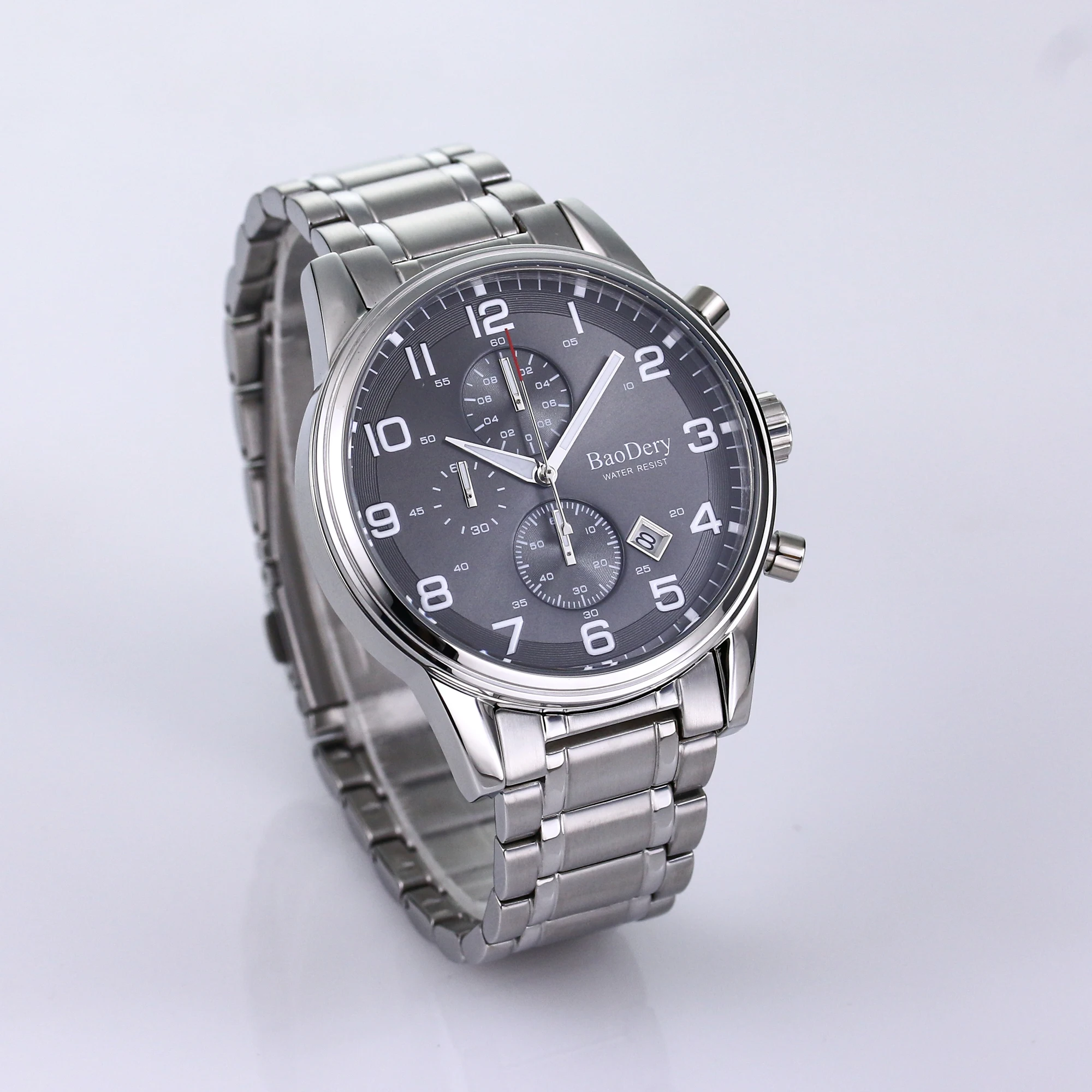 2024 BAODERY QUARTZ  Watches Sports Top Brand  Luxury Men's Watch Male Wristwatch New 42mm
