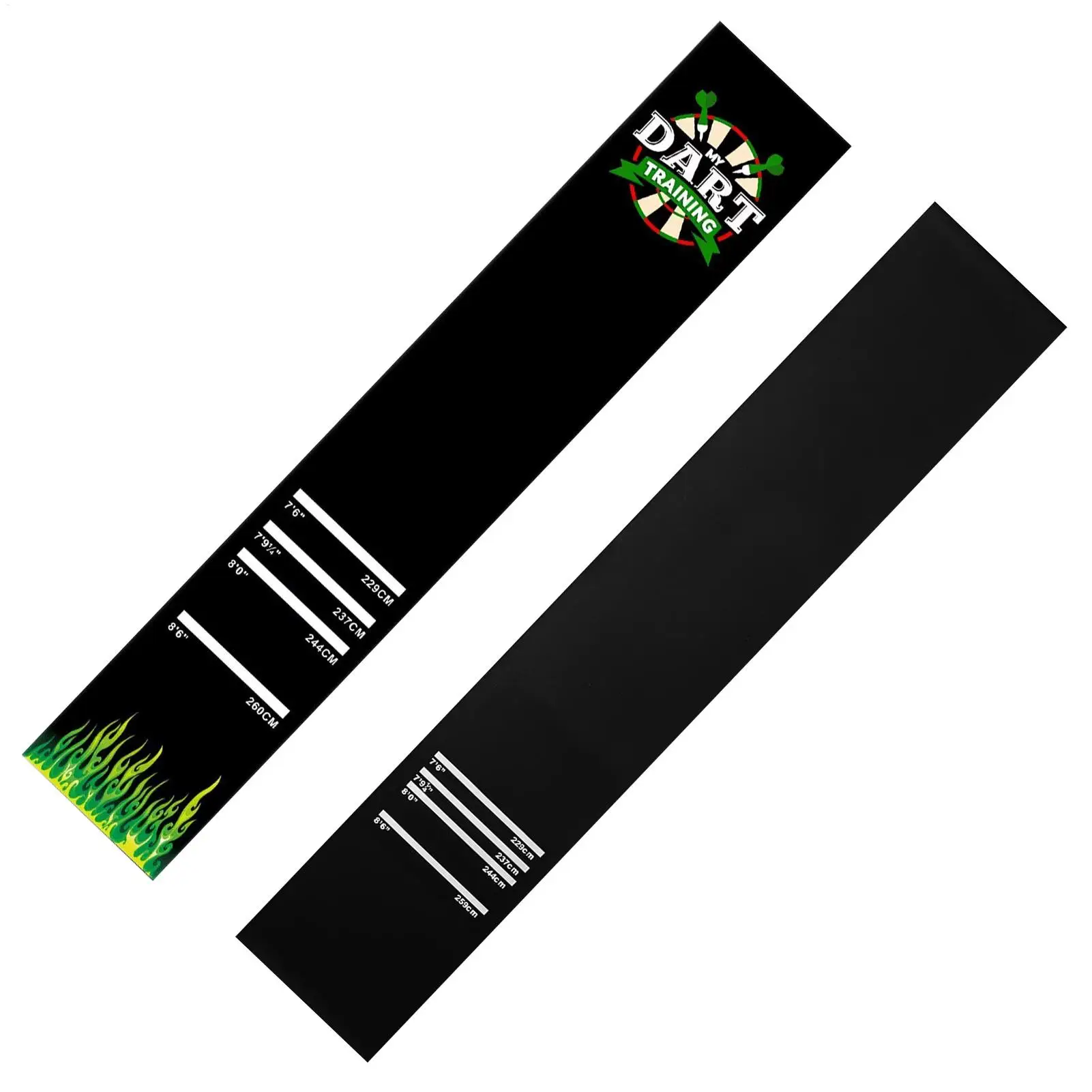 Versatile Non-Slip Dart Mat with Rubber Granules and Four Throwing Distances