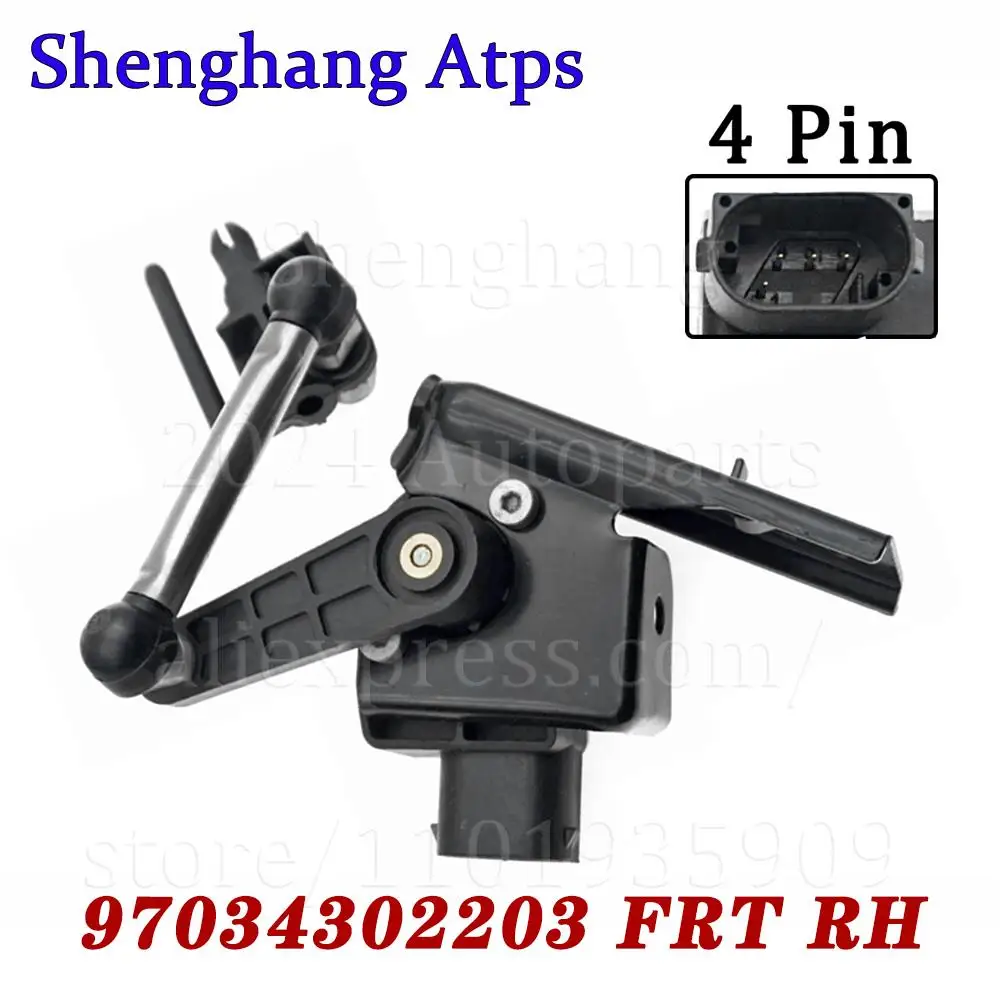 Car Headlight Level Sensor Front Rear RH/LH Height Level Sensor For Porsche Panamera 2010-97034302203 97034302103 97033302204 97033302103