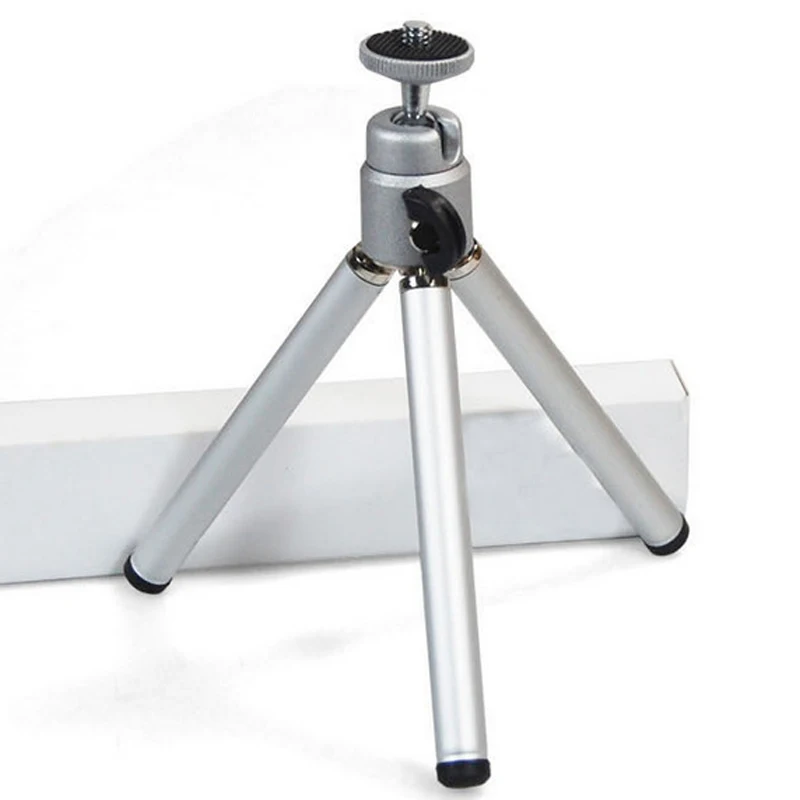 Compact Flexible Tripod with Phone Holder and Camera Mount