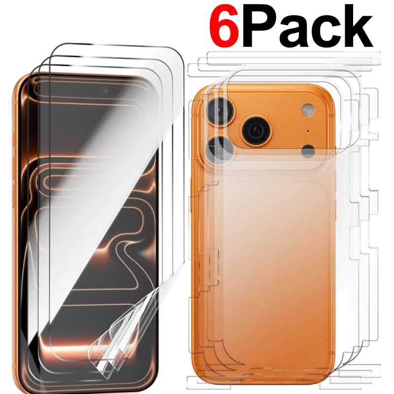 Full Cover Hydrogel Screen and Back Protector: Anti-Scratch Protective Film