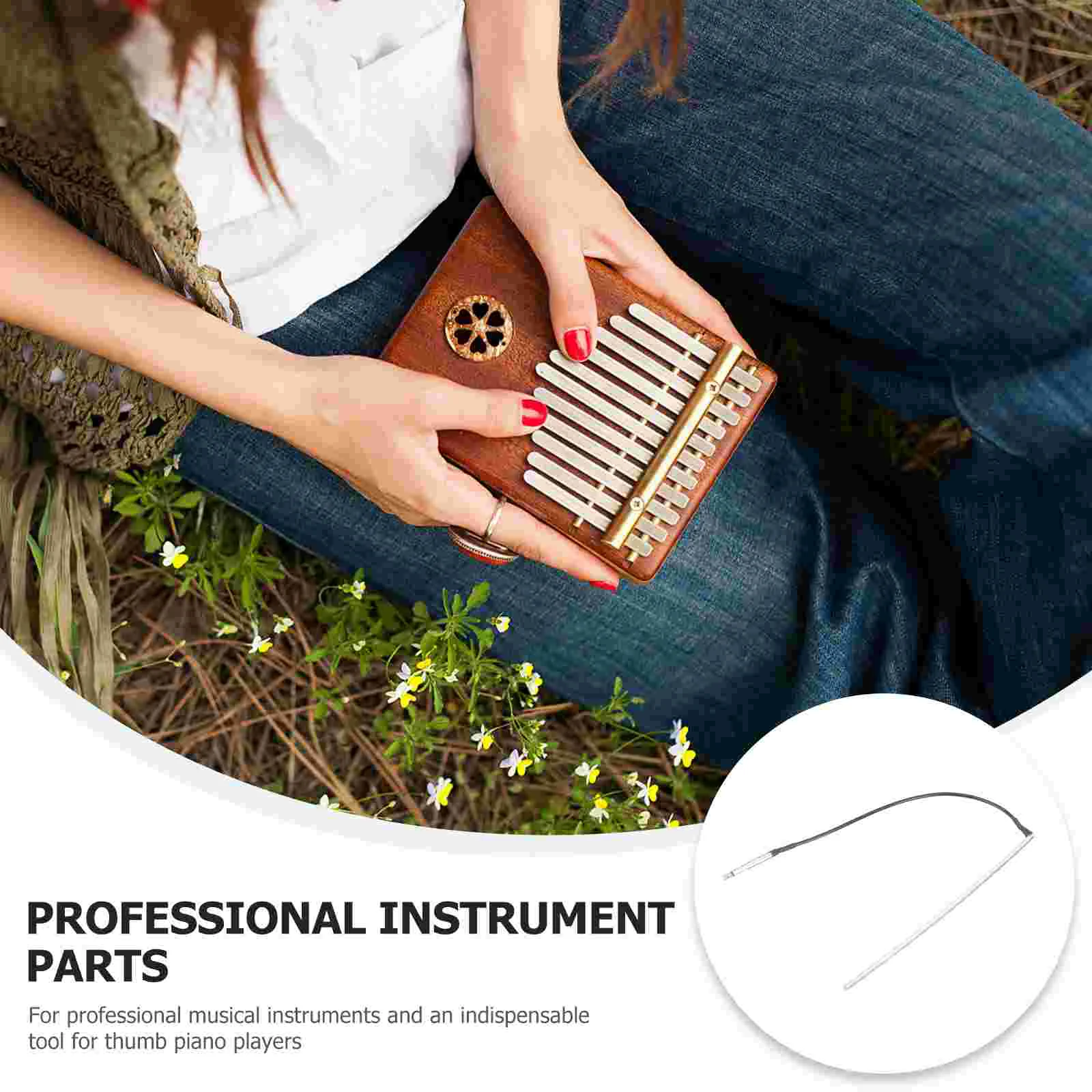 Under Saddle Piezo Rod Pickup for Kalimba